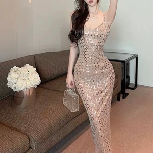 【受注】スパークルチェックペンシルワンピース