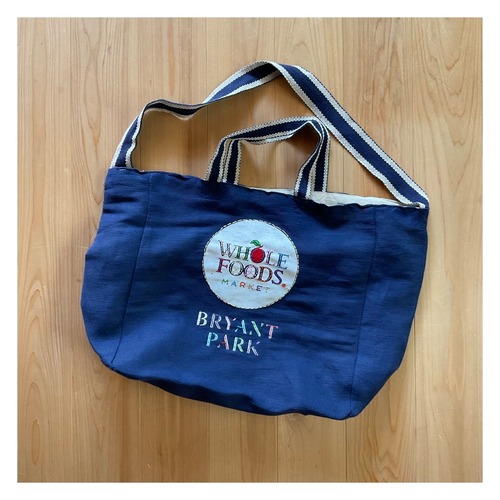 Whole Foods Market “BRYANT PARK” / Hand Embroidery 2Way Tote