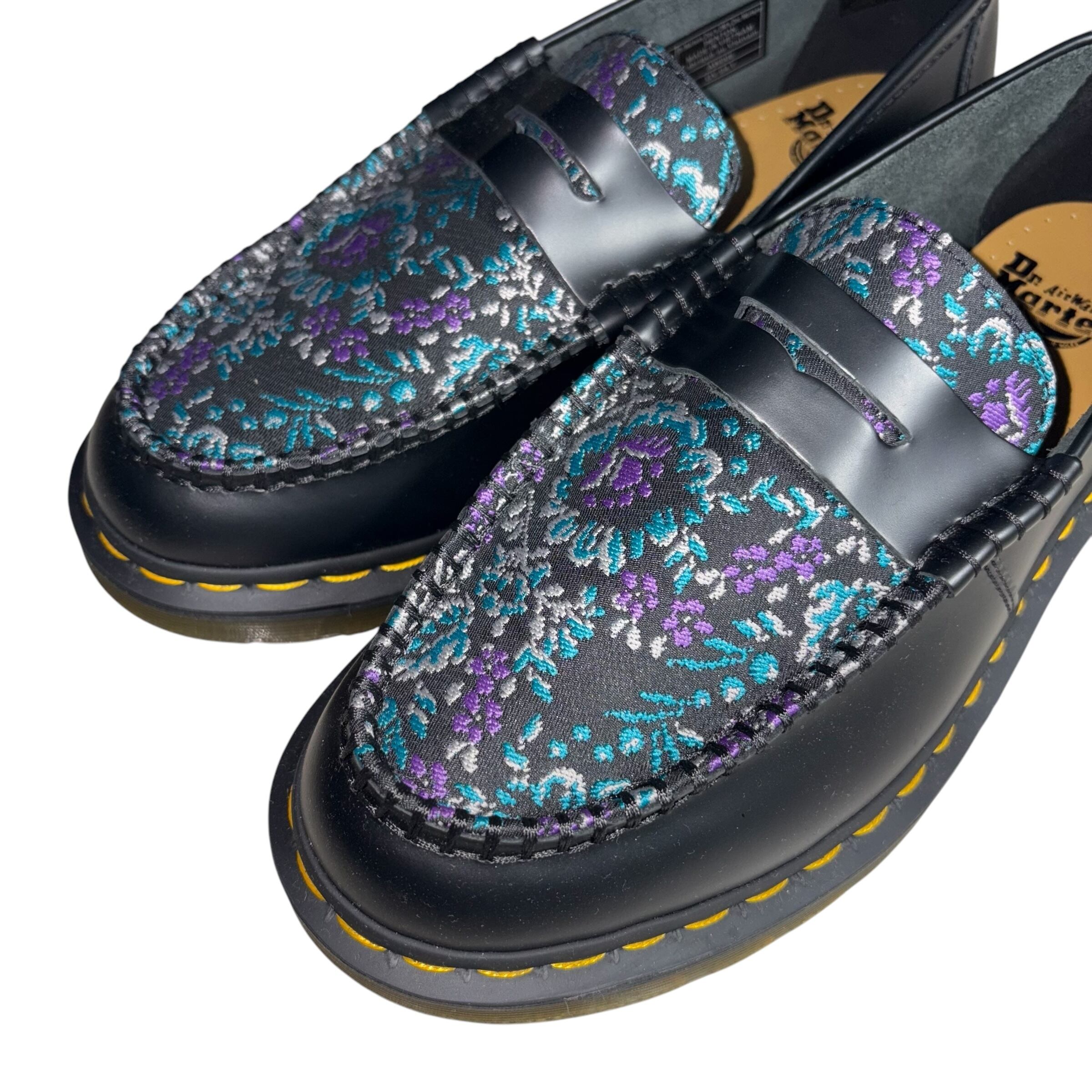 Dr.Martens “PENTON” floral jacquard loafers | NOIR ONLINE
