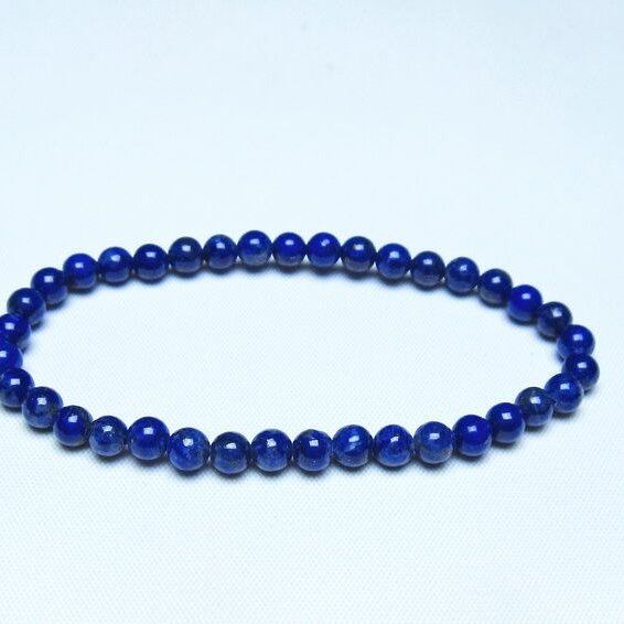 ラピスラズリ ブレスレット 5mm 一点物 メール便可 [M便 1/10] 111-48312