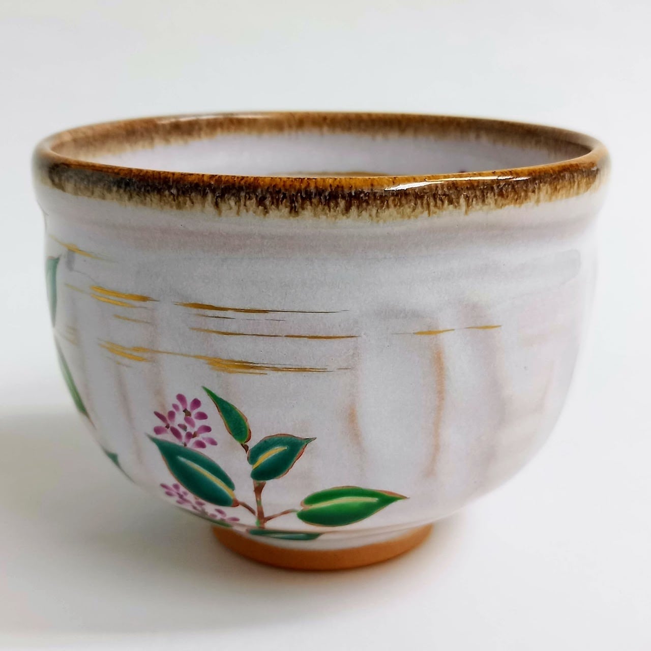新古】茶碗 灰釉 ラベンダー 中村良二 共箱入 CWN019 | 茶道具 錦玉堂