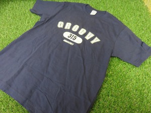 college GROOVY ivory T