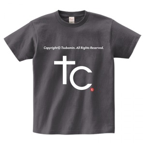 TSUBOMIN / COPYRIGHT T-SHIRT CHARCOAL