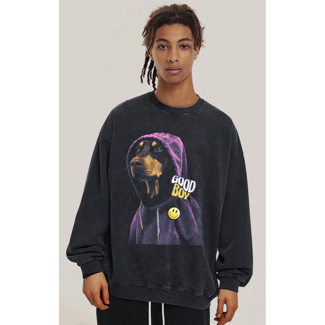 VINTAGE ストリート GoodBoy パーカー/スウェット T739