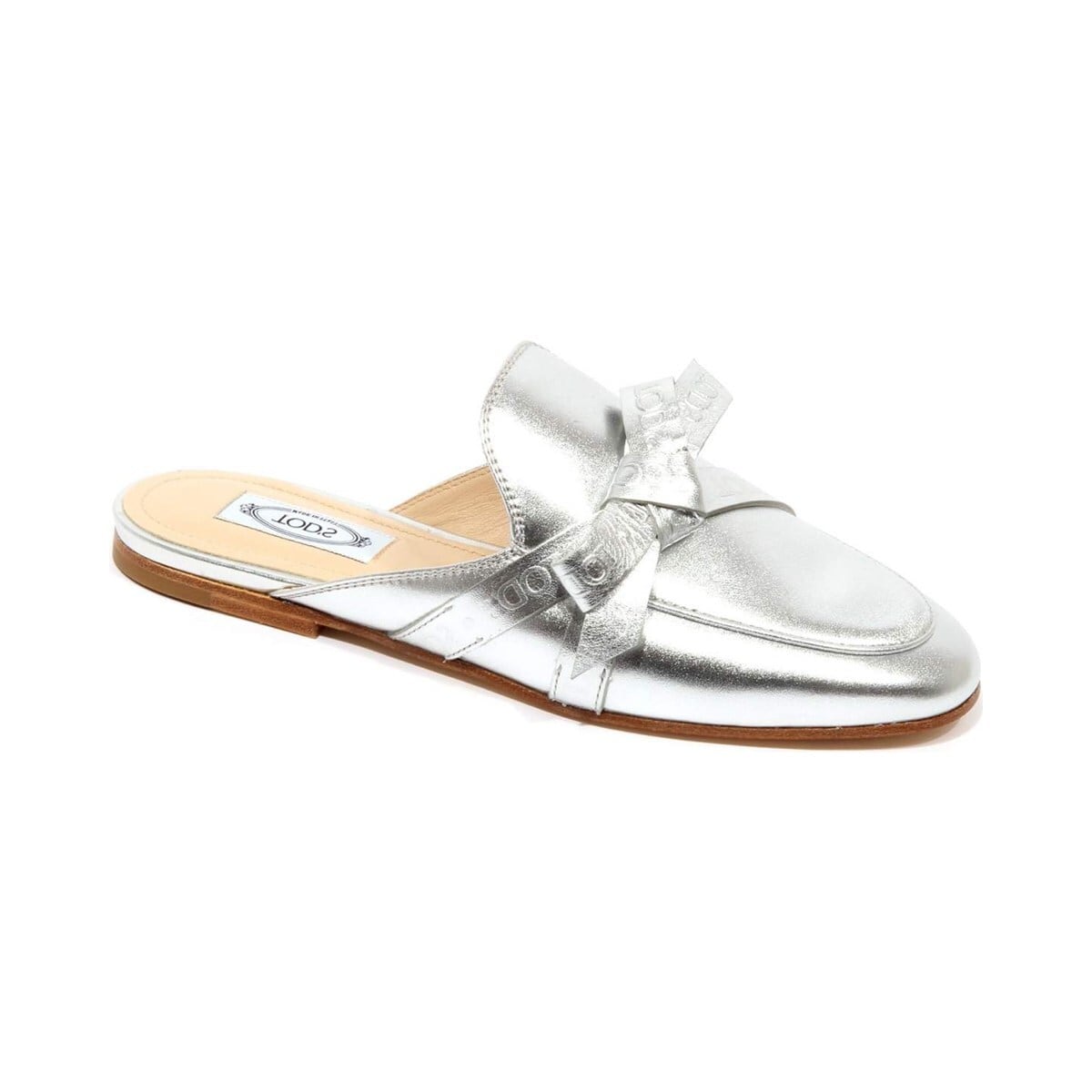 TOD'S トッズ レディース シューズ レザー シルバー