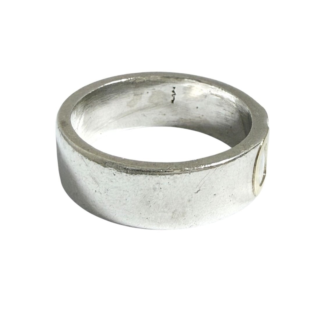 ヴァレンティノ メンズ レディース コンビリング 13号 Vロゴ 指輪