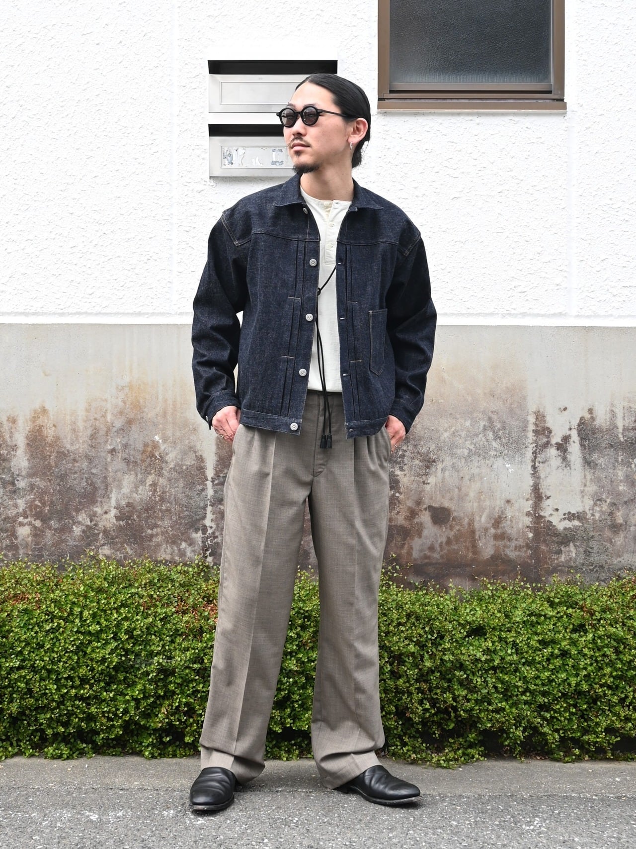 OLD JOE / LEATHER STRING BELT | GANKO