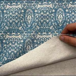 TB478◆50cm◆L◆スパンフライスニット生地◆レース柄