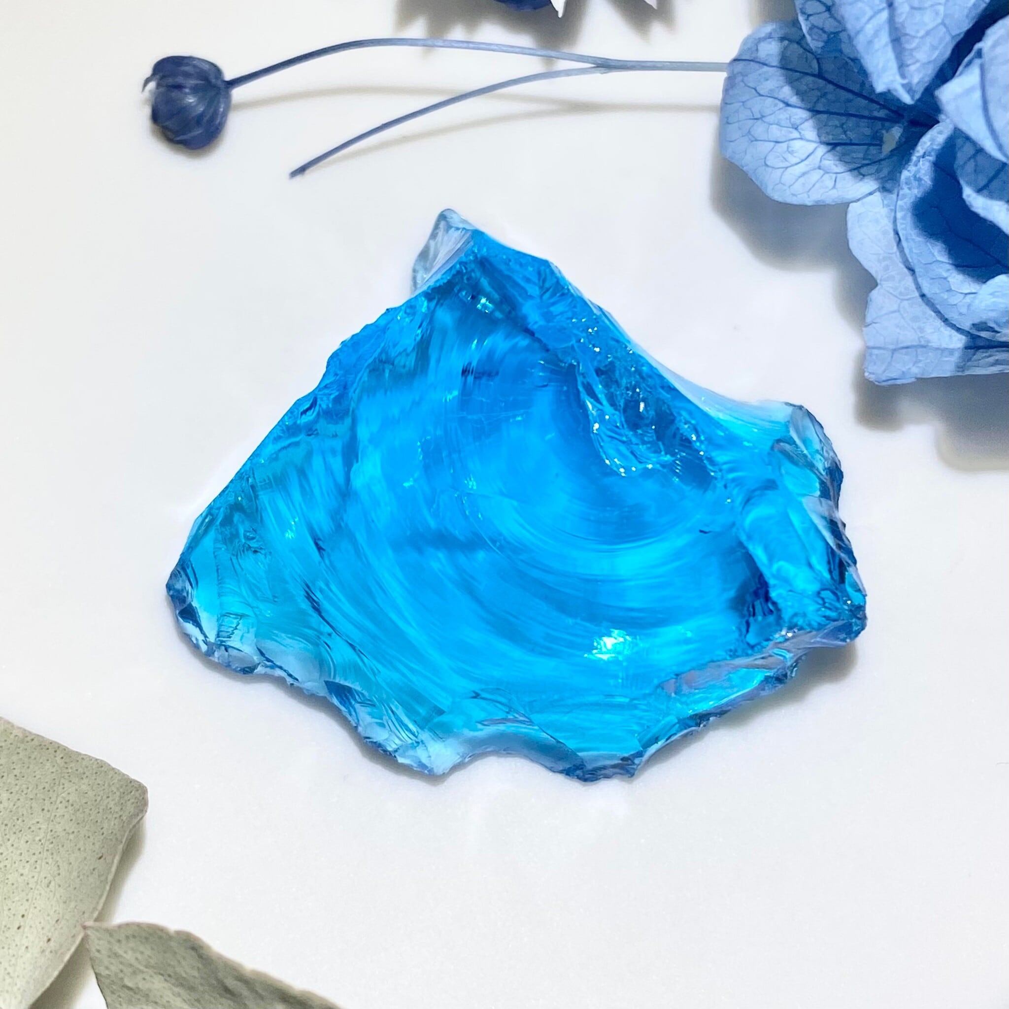 《在庫残少》インドネシア産アンダラクリスタル原石 スカイブルーA