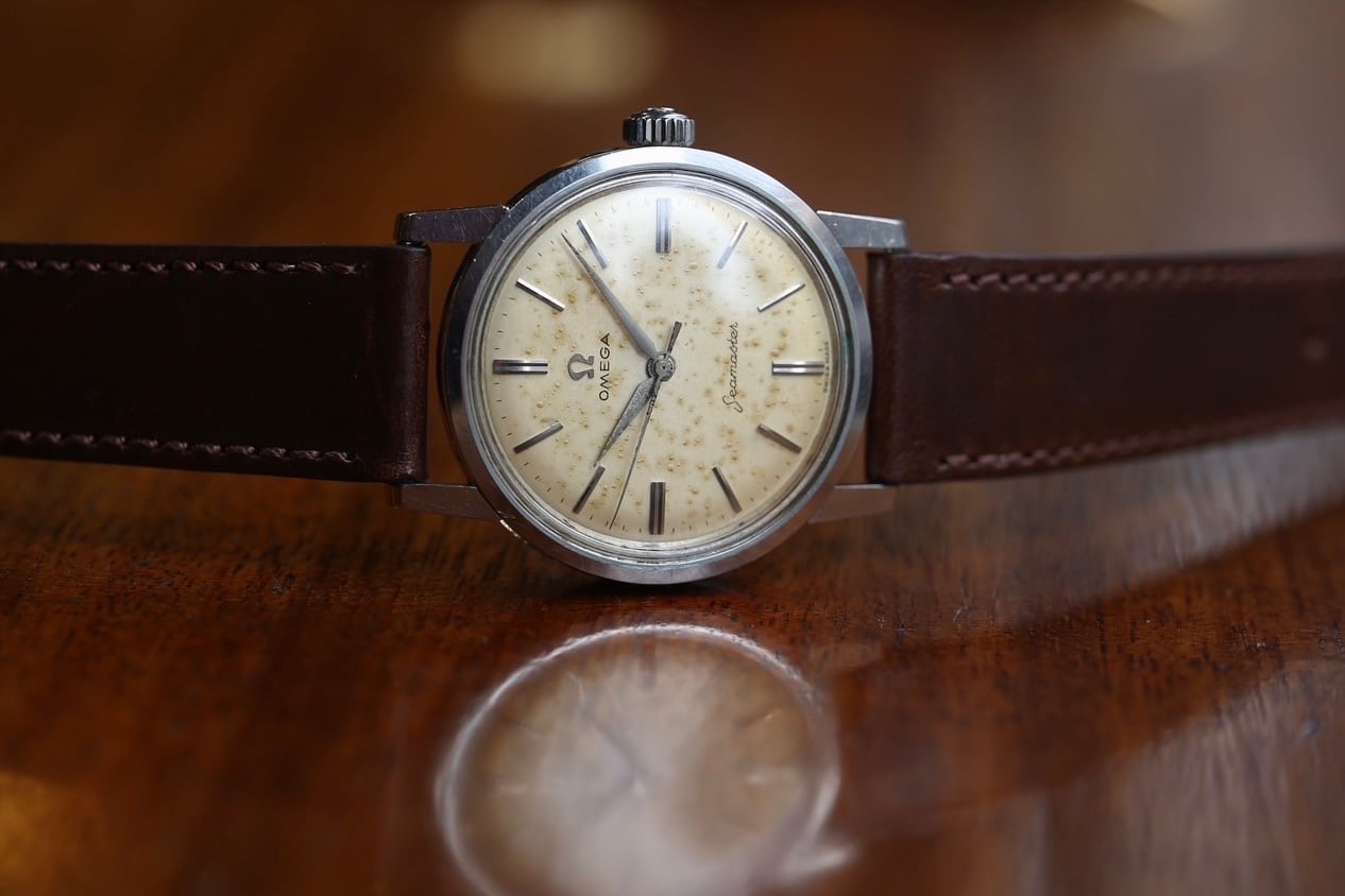 OMEGA】 1958年製 オメガ シーマスター ”ブラウンスポットエイジング 