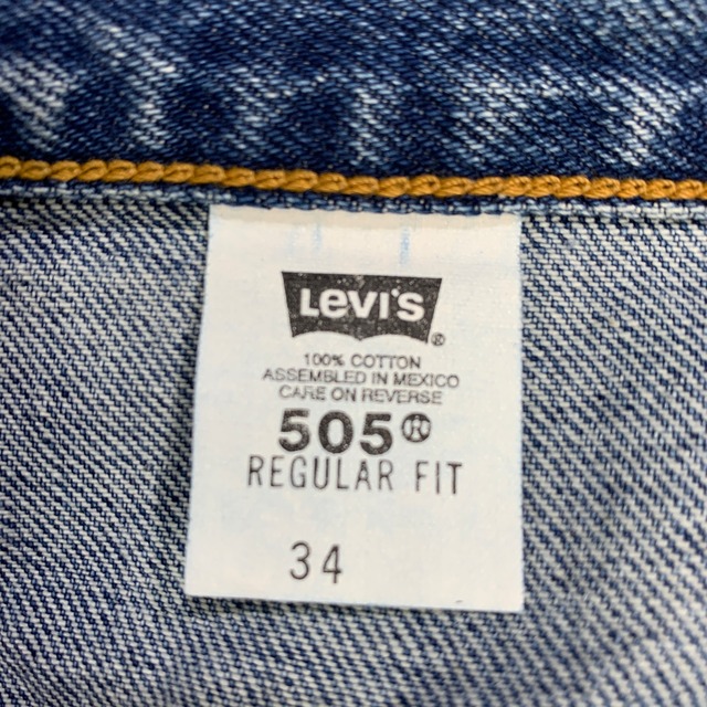 Deadstock Levi's 505 デニムショーツ　90s W34