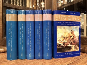 【SV002】 THE NAVAL HISTORY OF GREAT BRITAIN DURING THE FRENCH REVOLUTIONARY AND NAPOLEONIC WARS -6 volumes-/ second-hand books