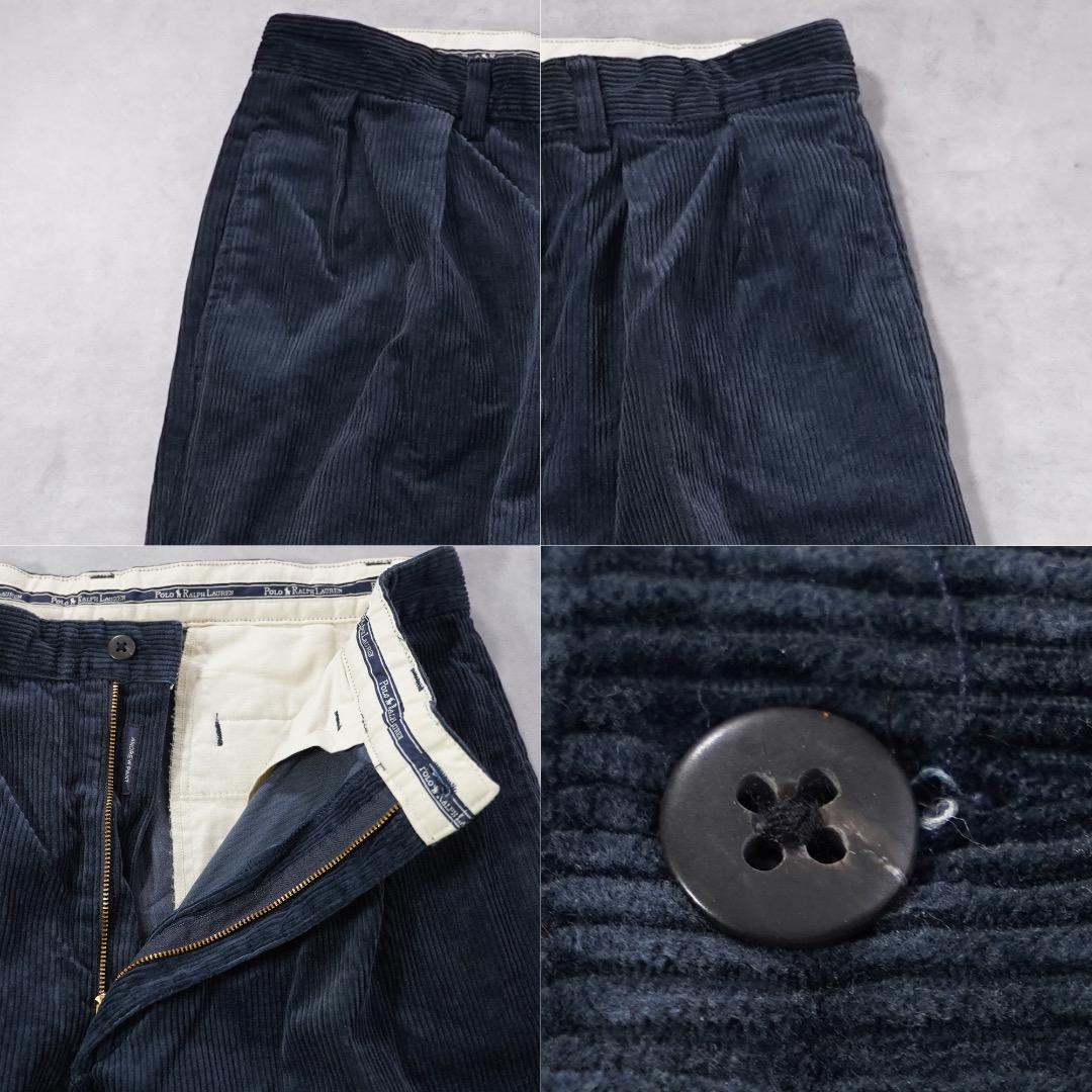 ポロ ラルフローレン W33 コーデュロイ ポロチノ アンドリュー 90s 黒