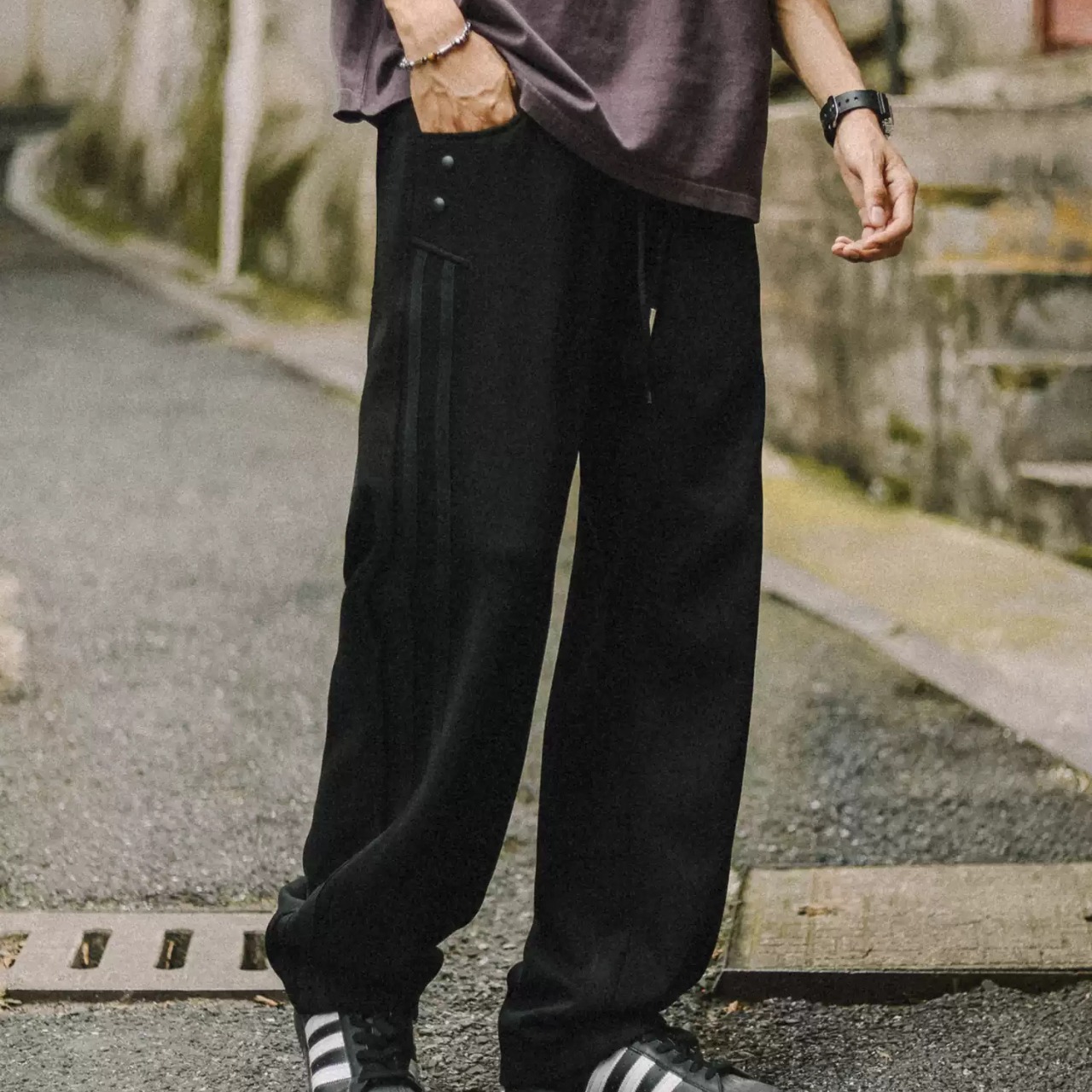 RECYCLE FIBER TRACK PANTS N3439 - 1