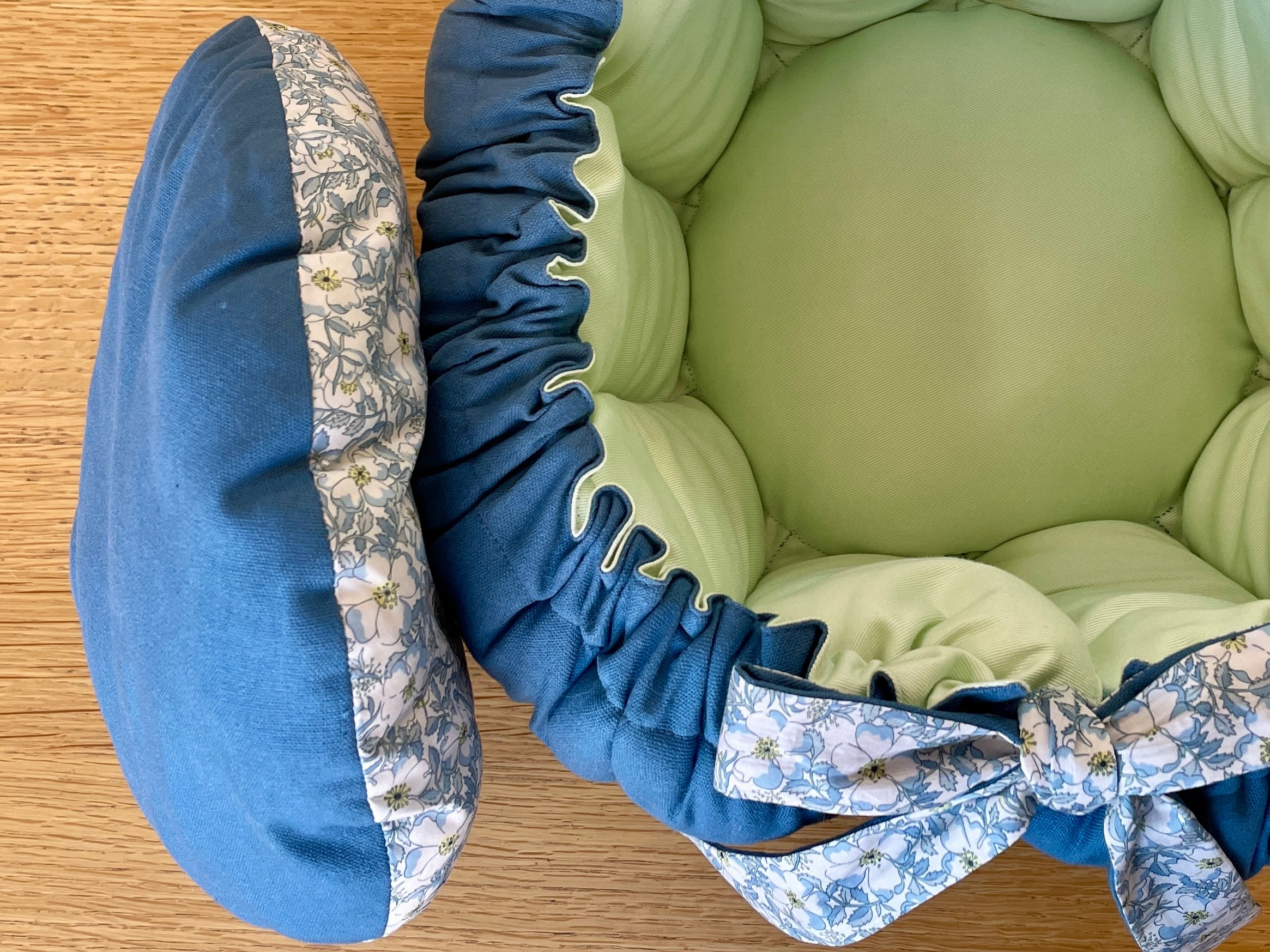 ブルーヘリテージふた(大)