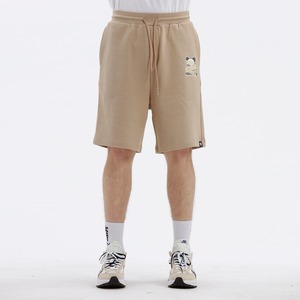 送料無料 【HIPANDA ハイパンダ】メンズ ショート スウェットパンツ MEN'S SHORT SWEAT PANTS / BROWN・BLACK