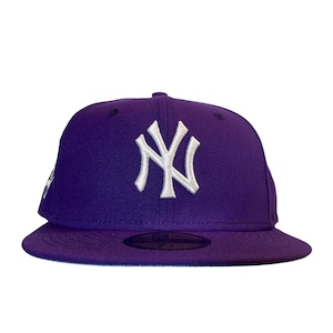 NEW ERA New York Yankees 2000 World Series 59Fifty Fitted / Purple (Sky Blue Brim)