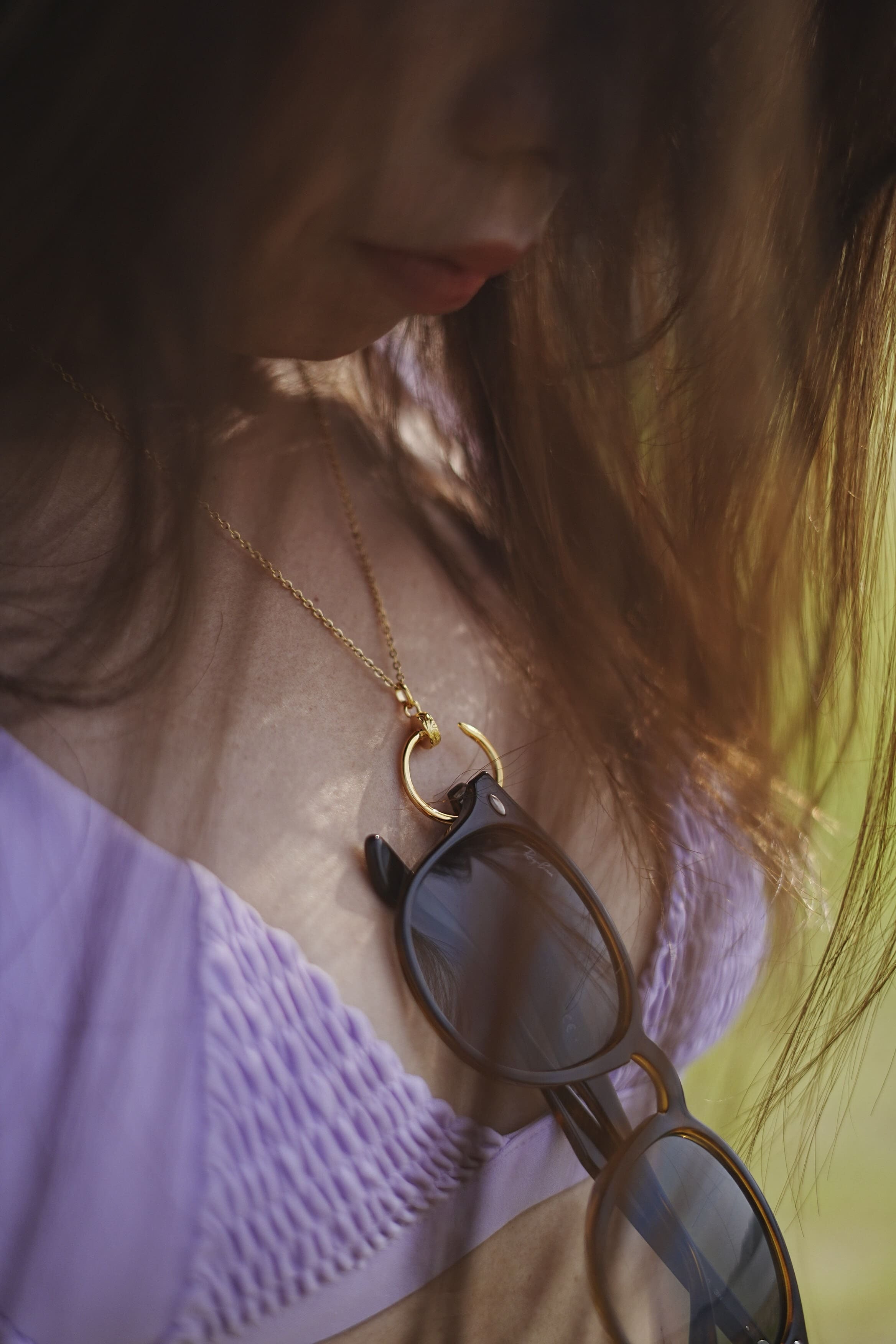 nail GLASS HOLDER necklace | IRIEBEACH