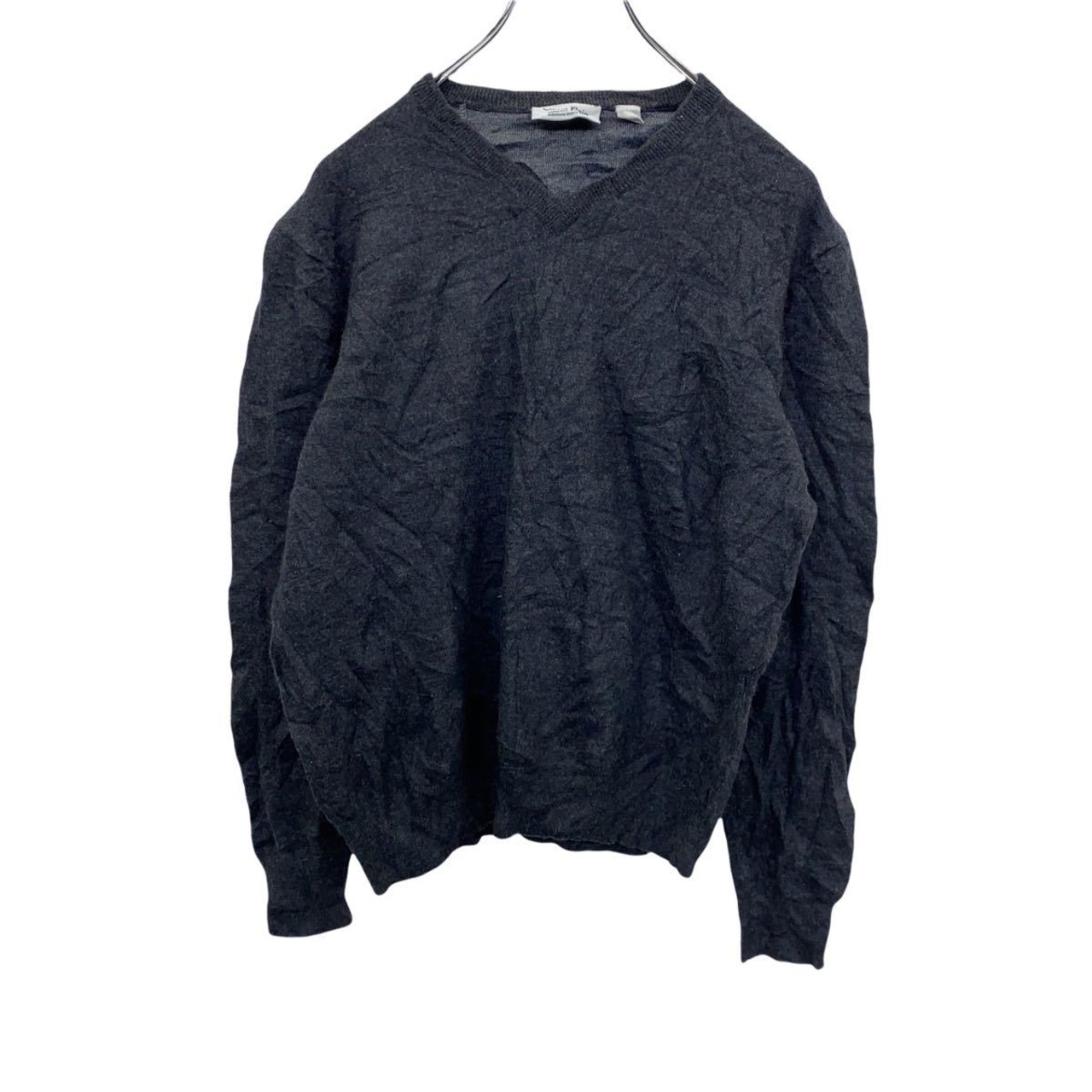 CalvinKlein ニットセーター レディース M グレー カルバンクライン V 