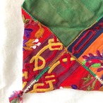 カッチ刺繍 ぐるぐる紐の小さなポーチ|01