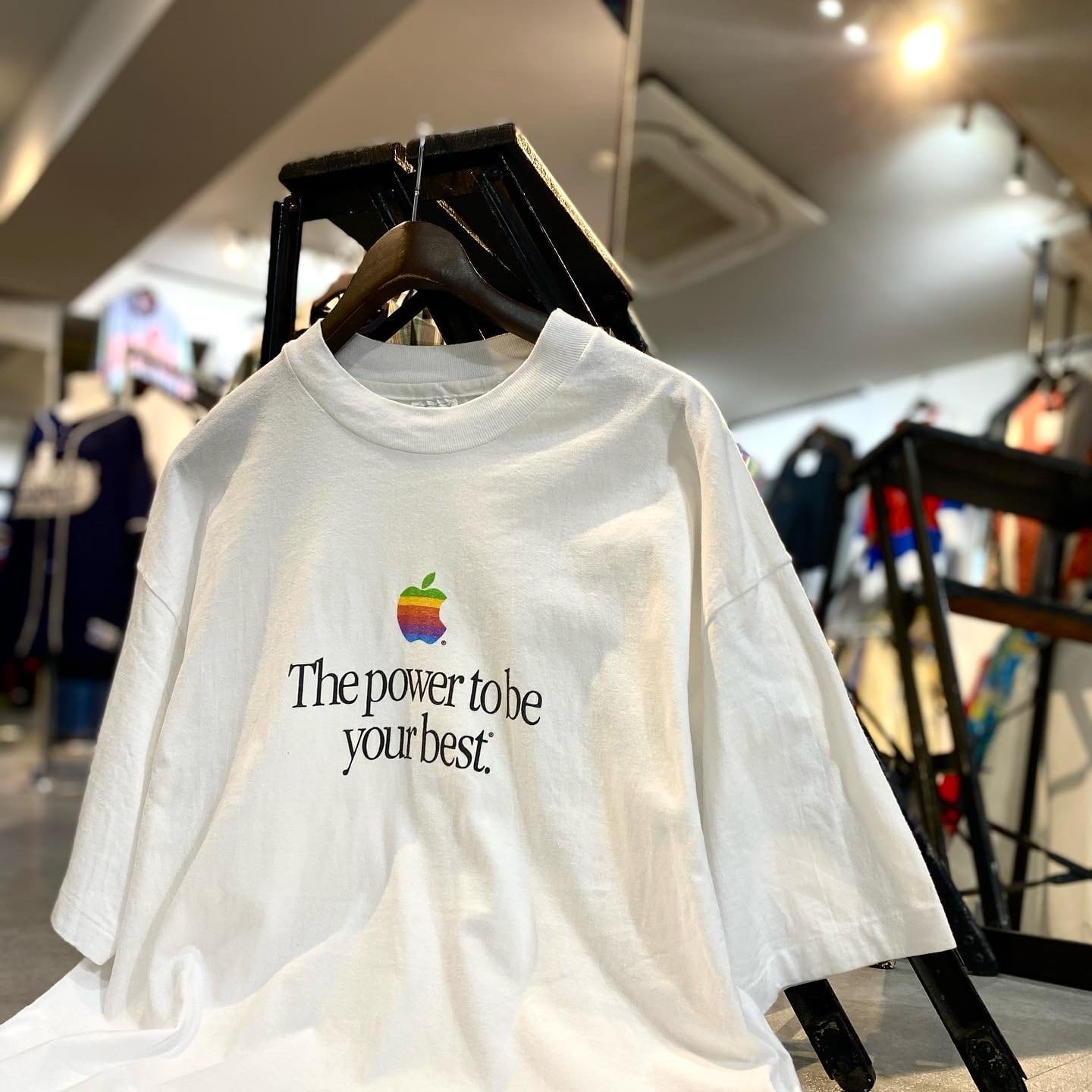 USA製 90年代 size : XL【 Apple 】アップル プリントTシャツ 企業T ...