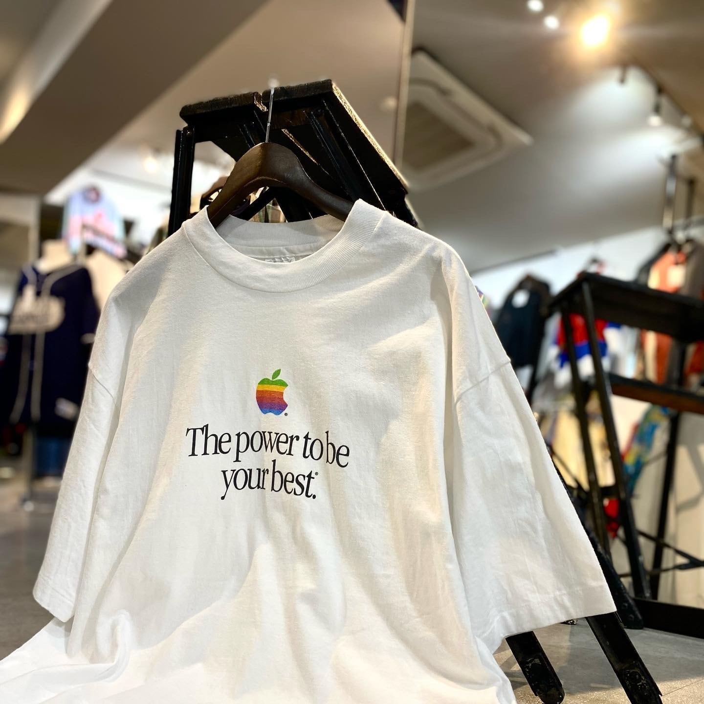 USA製 90年代 size : XL【 Apple 】アップル プリントTシャツ 企業Tシャツ 白 古着 古着屋 高円寺 ビンテージ |  Slat_Albatross_Isla_Vintage powered by BASE