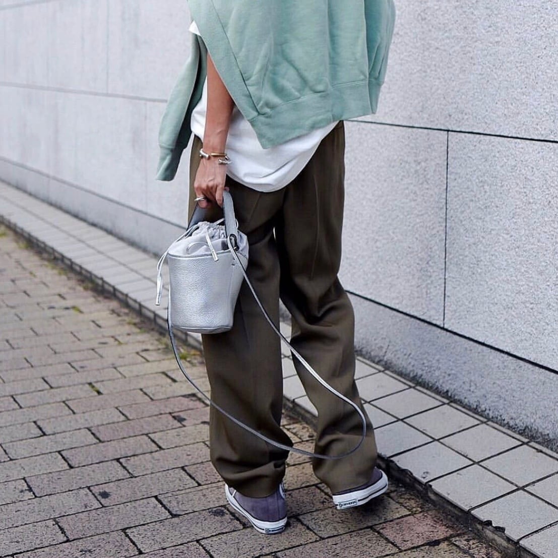 【Ayako bag】pottery bag silver アヤコバッグ
