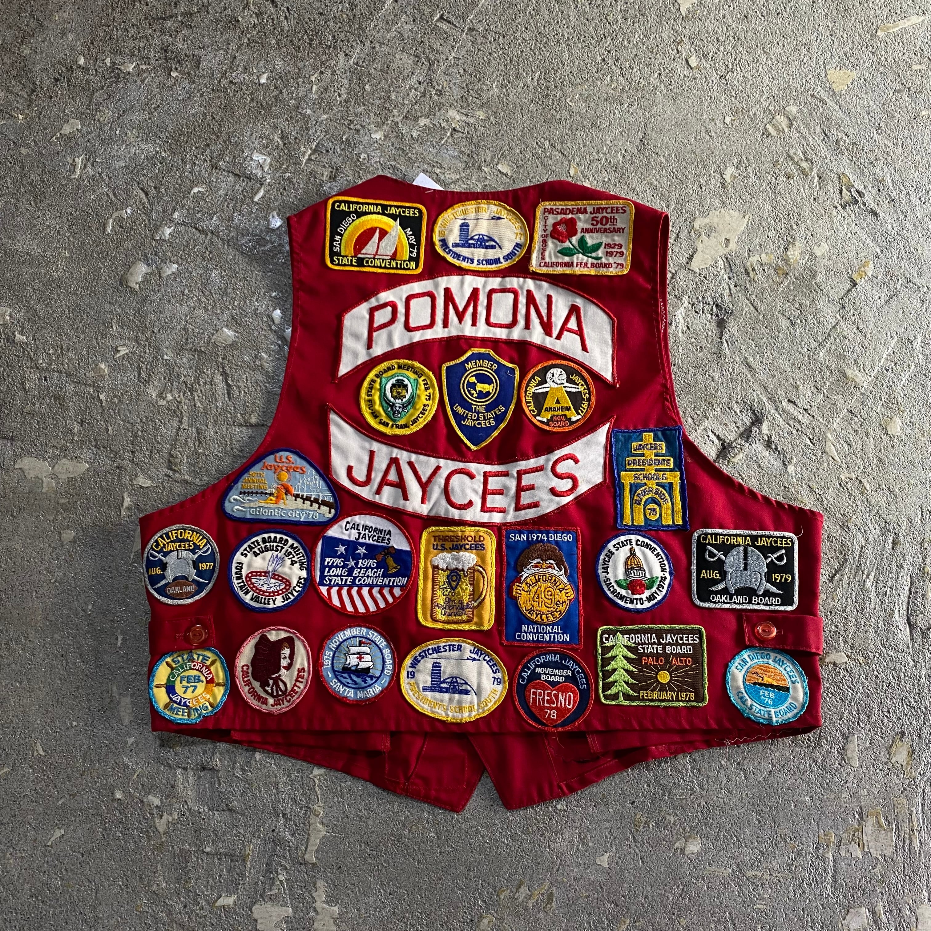 70s Unknown Wappen custom vest【仙台店】