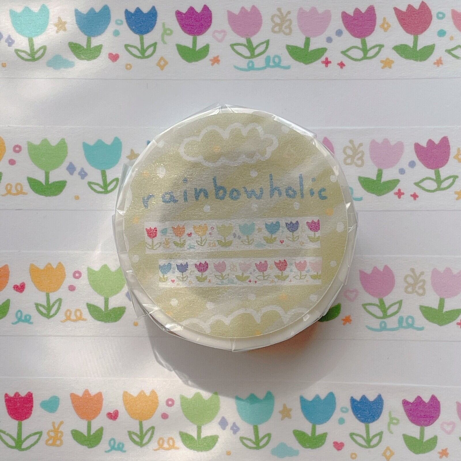 Rainbowholic レインボーチューリップ 15mmマステ RA01