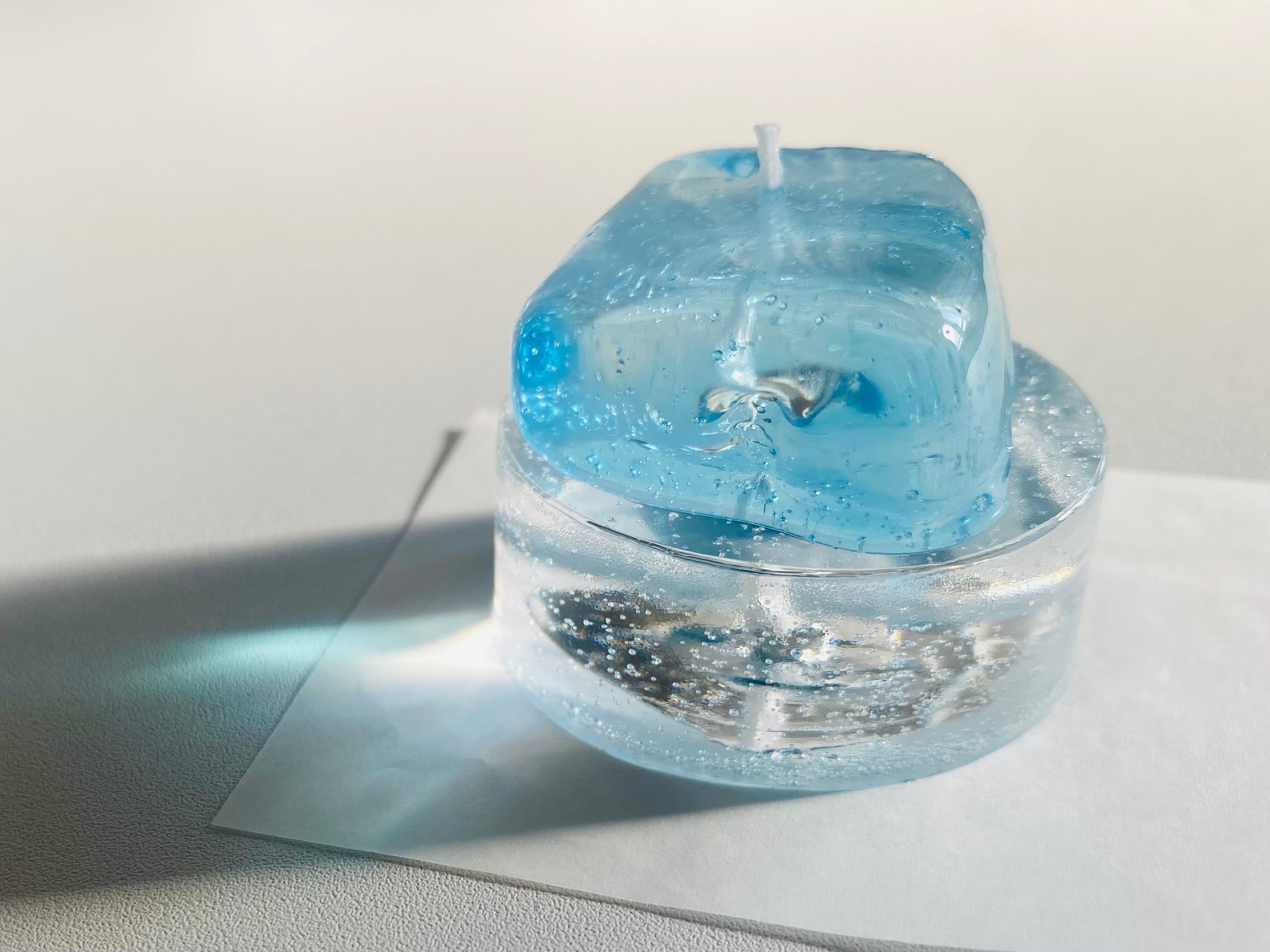 アクアマリンジェルキャンドル aquamarine gelcandle アクアマリン