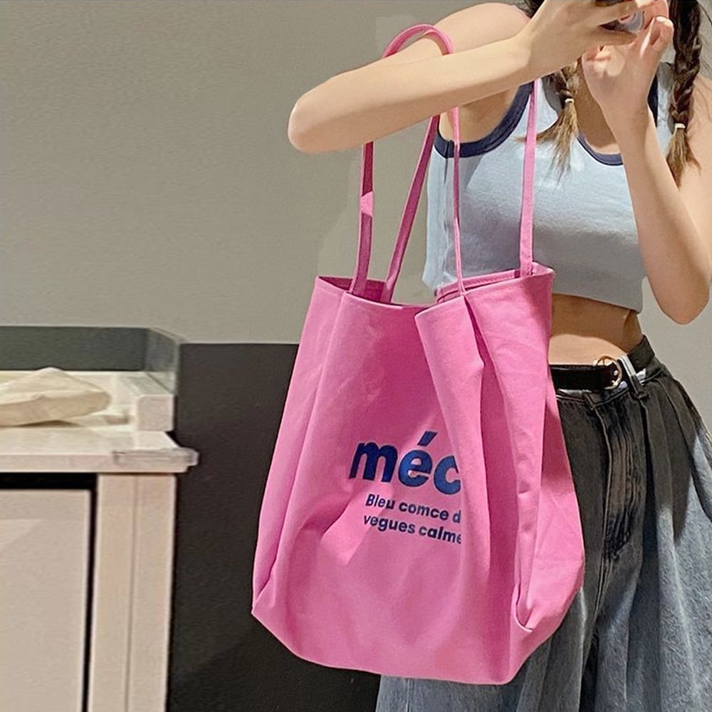 キャンバス トートバッグ レディース ロゴ おしゃれ 大人 かわいい 大