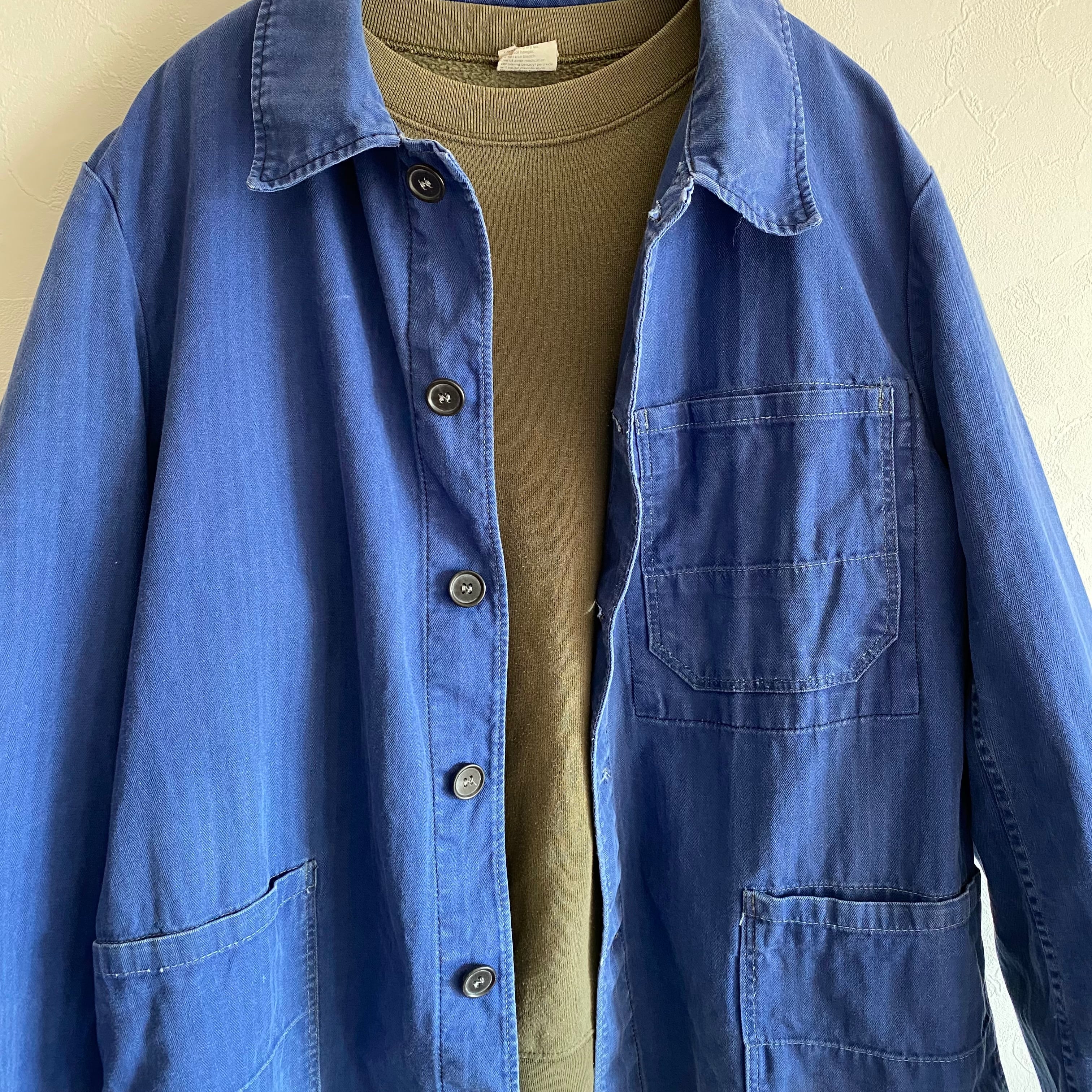 made in france SANFOR coveralls vintage jacket {フランス製 SANFOR