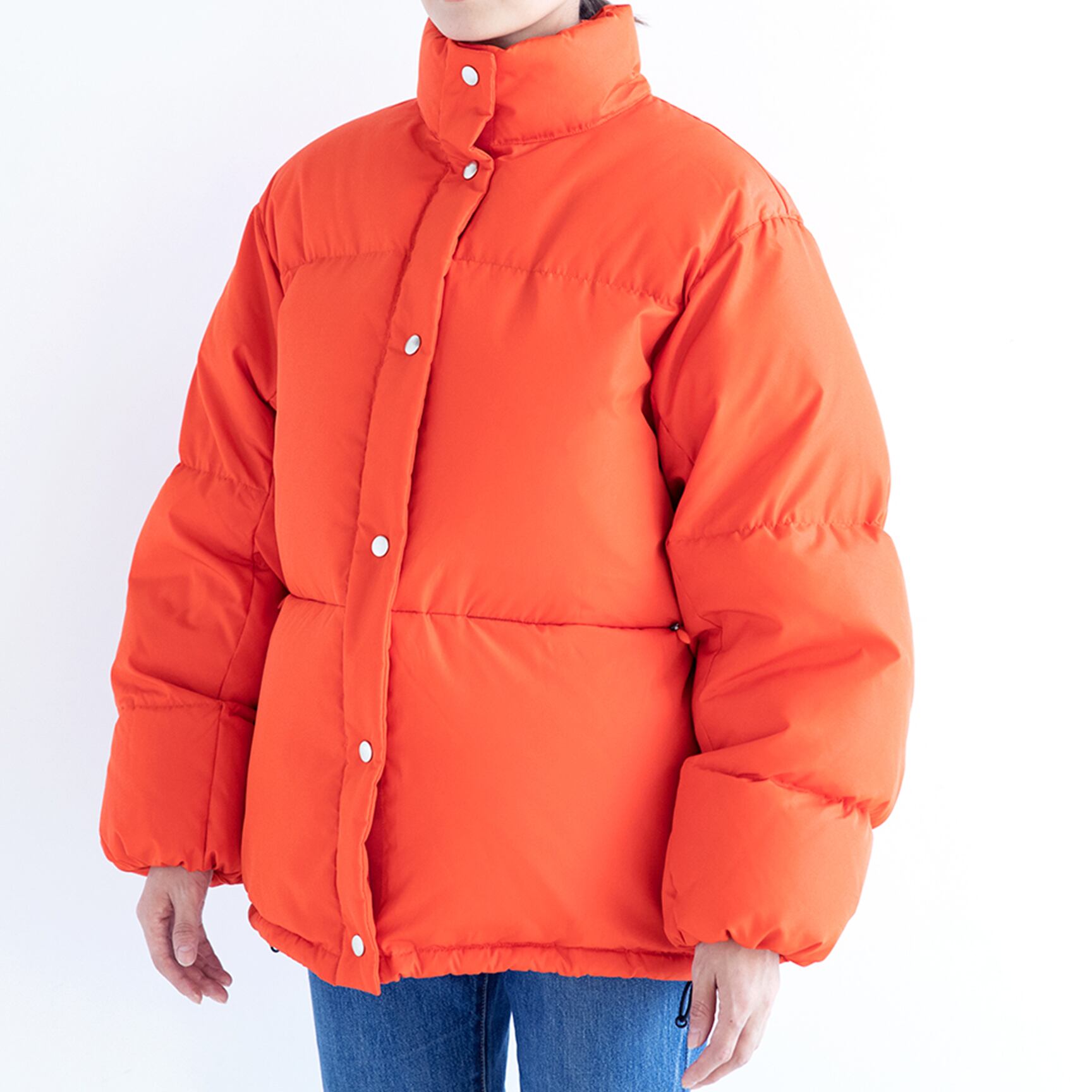 Diana down puffer jacket ORANGE | notlonely
