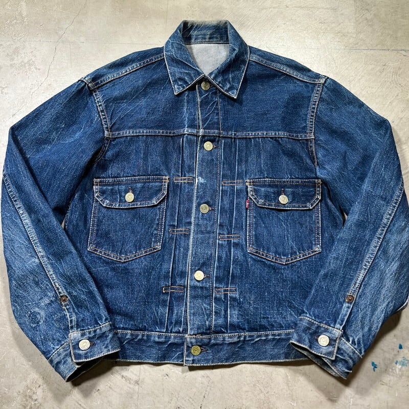 SPECIAL!! 50's LEVI'S リーバイス 507XX デニムジャケット 2nd セカンド 濃いめ 紙パッチ期 鉄製リベット 刻印17  size38~40 希少 ヴィンテージ BA-1914 RM2333H | agito vintage powered by BASE