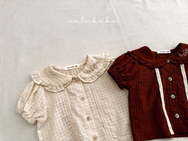 *即納* valubebe 刺繍ブラウス