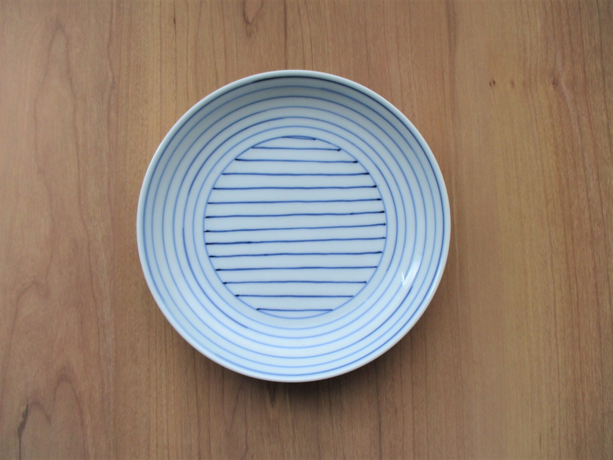 線もよう 五寸皿【伊万里焼】 | 有田焼や心器