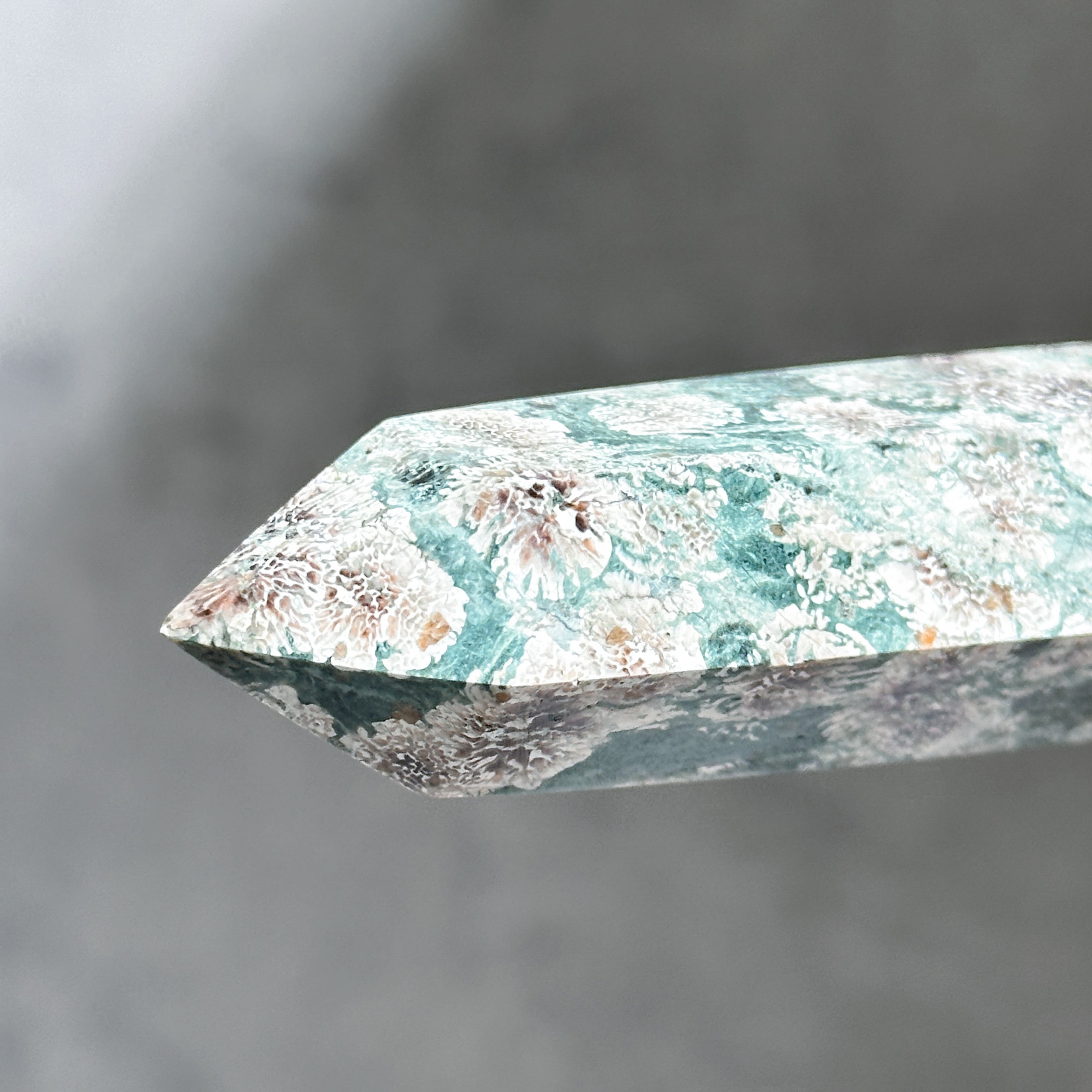 グリーンフラワージャスパー タワー42◇ Green Flower Jasper ◇天然石