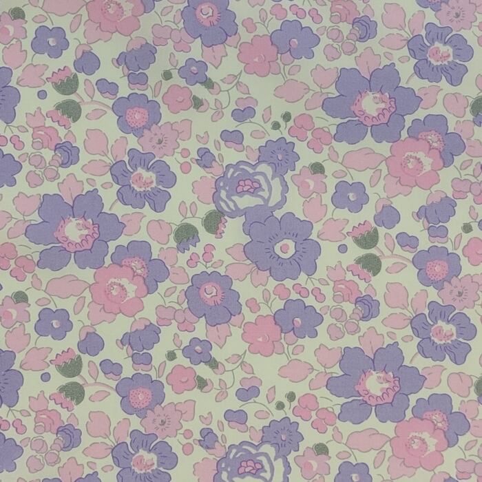 説明欄確認要◆輸入 リバティ LIBERTY タナローン Betsy ベッツィ パープル/シルバーグリッター 約130×50cm