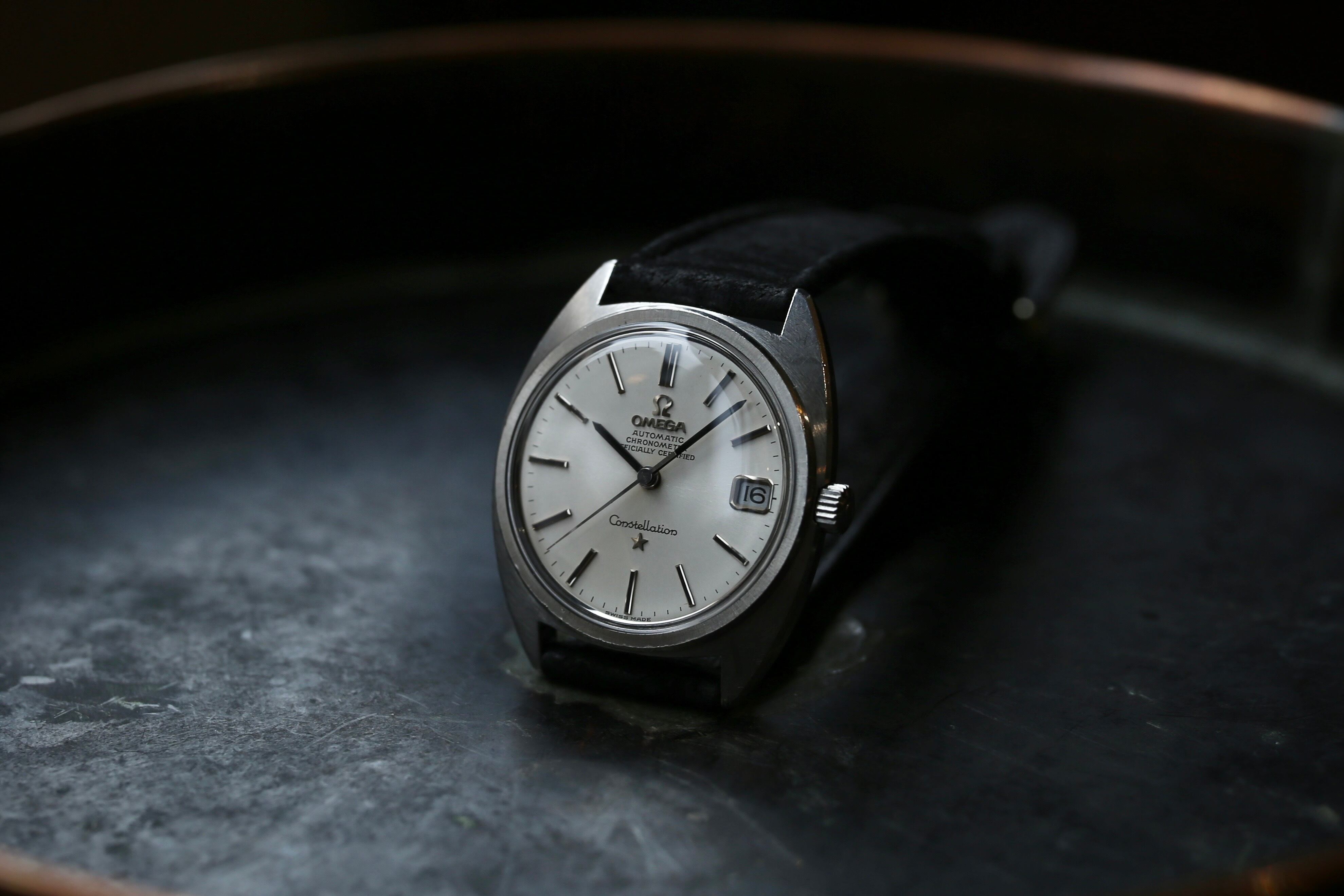 OMEGA】 1970年製 オメガ コンステレーション Cライン フラットベゼル