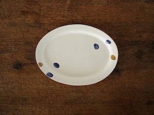 masago masako / オーバル細リムプレート S(絵付け)