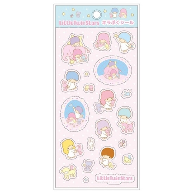 【ロット販売】【6入】リトルツインスターズキラぷくシールおともだち(8313460)