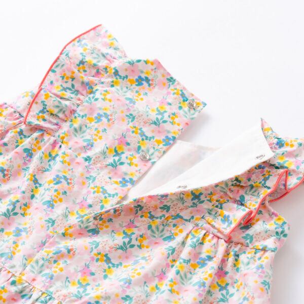 サマーフリルティアードチュニック＆ブルマ　 FLEUR　ギフトBOX入り