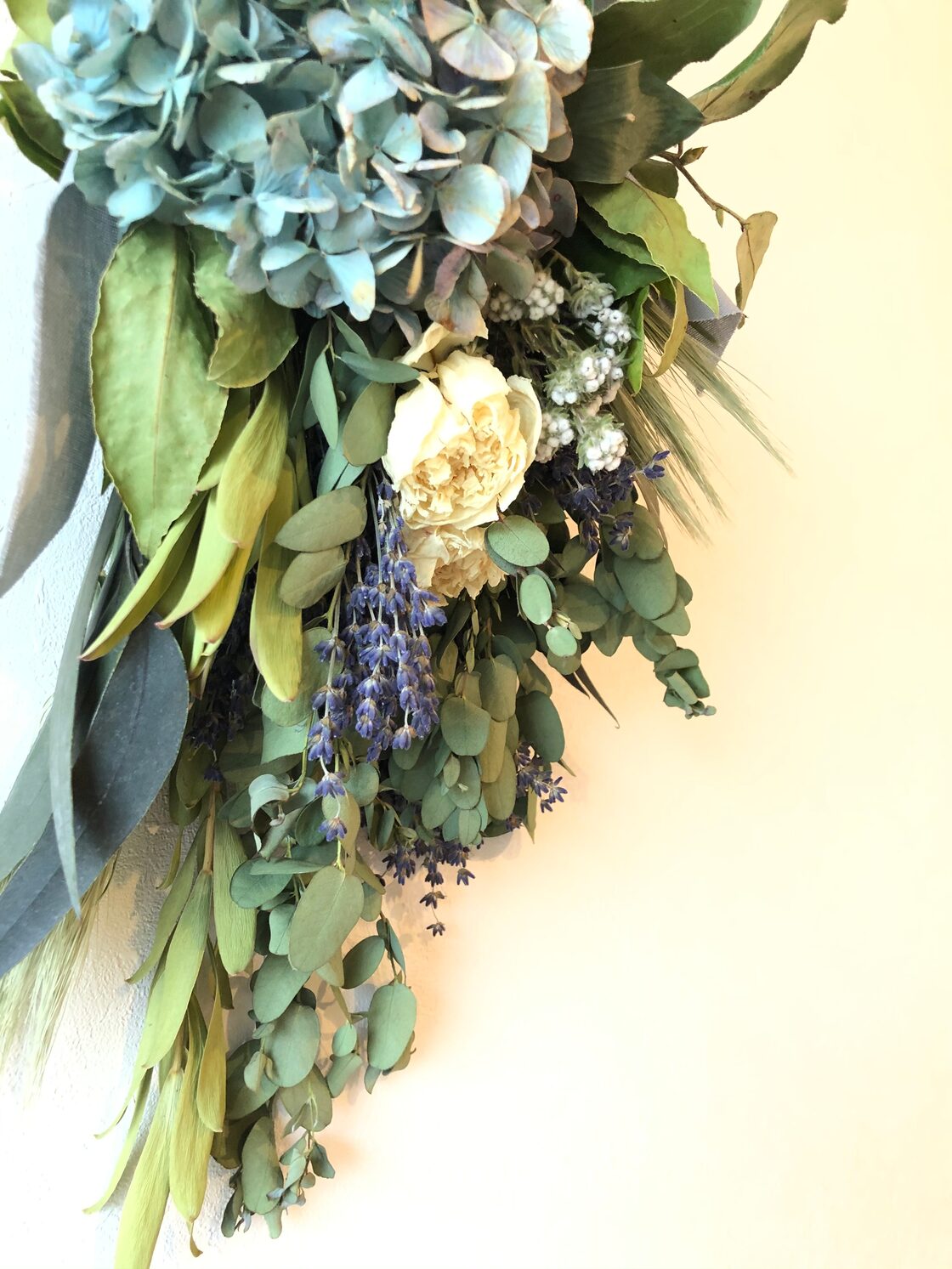 DF-166 ユーカリとラベンダーのスワッグ・ドライフラワー】 | Pay ID 