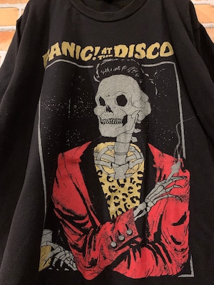 【TULTEX】Panic! at the Disco バンドTシャツ L 黒 スカル