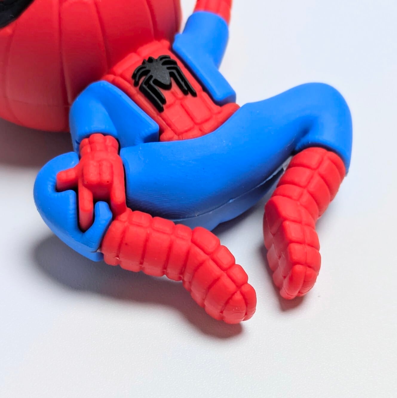 ♧【 Spider-Man（ スパイダーマン  ）】 3D Rubber KeyHolder / ラバーキーホルダー / フィギュアキーホルダー〚アメリカン雑貨 アメトイ〛