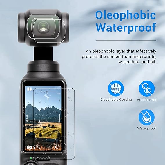 CYNOVA Osmo Pocket 3 ガラスフィルム (4枚セット)DJI Osmo Pocket 3