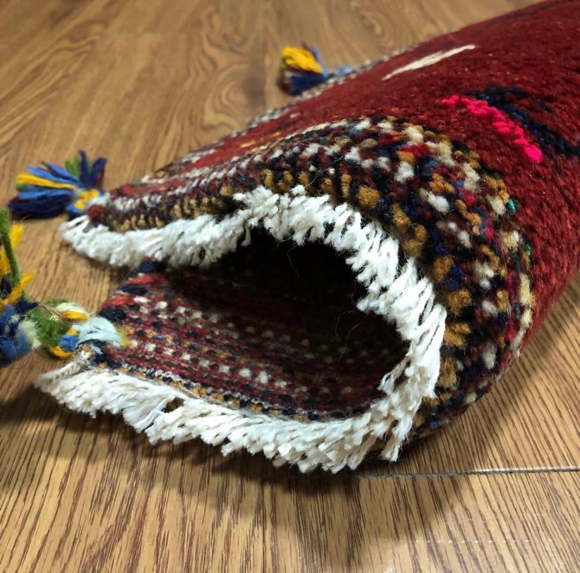 ペルシャギャッベ (ギャベ) チェアマット 椅子の座布団 No.GS-1139