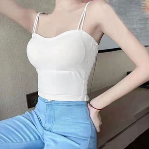 カップ付き キャミソール レディース へそ出し ブラトップ 春夏秋 インナー トップス 大人 かわいい おしゃれ きれいめ 肌見せ 大人可愛い 大人女子