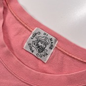 SINA COVA シナコバ プリント入り 半袖Tシャツ カットソー サイズ 3L /ピンク/メンズ/日本製/船長ワッペン/マリン/大きいサイズ