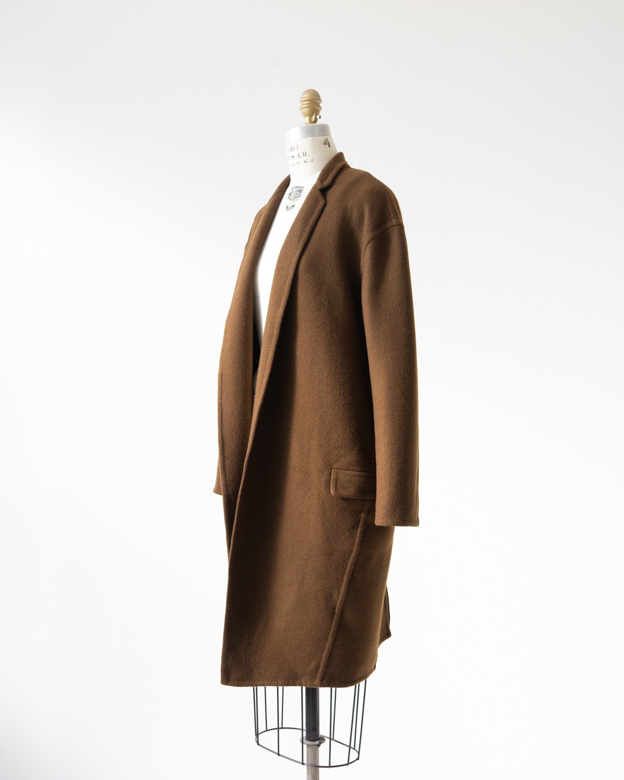 〈CÉLINE by phoebe philo〉Egg Crombie Coat